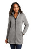 Port Authority® Women's Arc Sweater Fleece Long Jacket model front