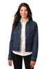 Port Authority® Women's Denim Jacket model front