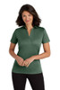 Port Authority ® Women's Heathered Silk Touch ™ Performance Polo model front