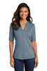 Port Authority ® Women's Stretch Heather Open Neck Top