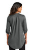 Women's 3/4 Sleeve Port Authority Tunic model back view