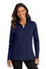 Port Authority® Women's C-FREE® Double Knit 1/4-Zip model front