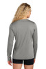 Sport-Tek® Women's Long Sleeve PosiCharge® Competitor™ V-Neck Tee model back