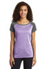 Sport-Tek ® Women's Heather-On-Heather Contender ™ Scoop Neck Tee model front