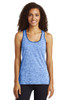Sport-Tek ® Women's PosiCharge ® Electric Heather Racerback Tank model front