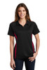 Sport-Tek® Women's PosiCharge® Micro-Mesh Colorblock Polo model front