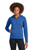 Sport-Tek® Women's Sport-Wick® Stretch 1/2-Zip Hoodie model front