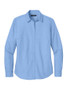Women's Port Authority Nailhead Long Sleeve shirt front view
