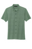 Mercer+Mettle® Stretch Pique Full-Button Polo front