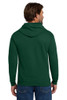 Back modeled Hanes® - EcoSmart® Full-Zip Hooded Sweatshirt