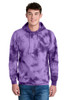 Purple Port & Company® Crystal Tie-Dye Pullover Hoodie