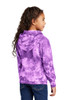 Port & Company® Youth Crystal Tie-Dye Pullover Hoodie model back