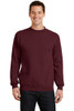 Port & Company® - Core Fleece Crewneck Sweatshirt in maroon 