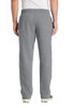 Port & Co. Pocketed fleece sweatpants model back view
