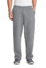 Port & Co. Pocketed fleece sweatpants model front view