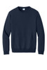 Navy Port & Company® Core Fleece Crewneck Pocket Sweatshirt
