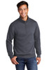 Port & Company ® Core Fleece 1/4-Zip Pullover Sweatshirt model front