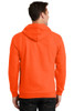 Back of the Port & Company® Essential Fleece Full-Zip Hooded Sweatshirt