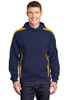 Sport-Tek® Sleeve Stripe Pullover Hooded Sweatshirt model front