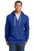 Sport-Tek® Lace Up Pullover Hooded Sweatshirt model front