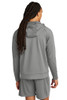 Back Sport-Tek® Sport-Wick® Stretch 1/2-Zip Hoodie on model 