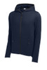 Sport-Tek® Circuit Hooded Full-Zip in navy product image only 
