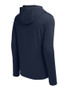 back of the Sport-Tek® Circuit Hooded Full-Zip in navy