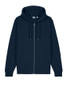 Navy blue Stanley/Stella Unisex Cultivator 20 Full-Zip Hooded Sweatshirt front