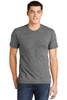 American Apparel ® Tri-Blend Short Sleeve Track T-Shirt model front