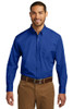 Port Authority® Tall Long Sleeve Carefree Poplin Shirt