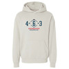 463 Foundation Oversized Hoodie Ivory Front Only