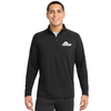 Black The Village Sport-Tek® Stretch 1/4-Zip Pullover