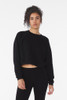 Bella+Canvas Raglan Sponge Women's Pullover Fleece model front view