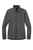 Port Authority Signature Double Pique 1/4 Zip Women's Sweatshirt front view