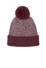 Sport-Tek® Halftime Heather Pom Beanie front
