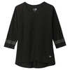 Red River Regional Dispatch Center | Women's Tri-Blend 3/4-Sleeve Tee Black?Solid Graphite