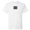 White Oversize Kraz Dance Tee mockup