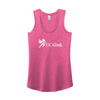 BIO Girls Ladies Racerback Tank Fuchsia Frost