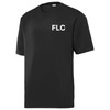 Flatlands Cycling Club | PosiCharge Tough Tee front