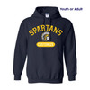 Navy Spartans Custom Hooded Sweatshirt