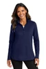Port Authority® Women's C-FREE® Double Knit 1/4-Zip model front