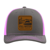 Still Waters Horse Co. Adult Hat Charcoal Neon Pink