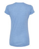 Tultex Style 253 - Athletic Blue Tri Blend - Back View