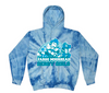 Derby Girls Hooded Sweatshirt Blue Logo