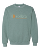 Sollera Crewneck Heather Dark Green with Colored Image