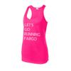 Let's Go Running Neon Retro Women's Tank Neon Pink