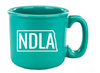 North Dakota Library Association 15oz Campfire Mug Aqua Blue