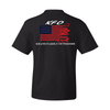 Kratz Family Outdoors Red White & Blue Tee Black Back