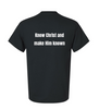 Living Hope Baptist Church Adult T-Shirt Know Christ
