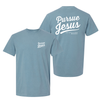 Ice Blue Prairie Heights Church Pursue Jesus Tee